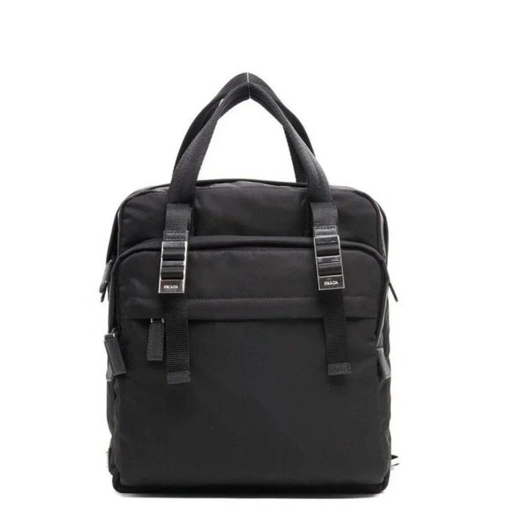 Prada Rucksack Black Nylon Backpack